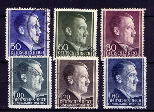 (061) Deutsches Reich Generalgouvernement Nr.83/8         O  gestempelt