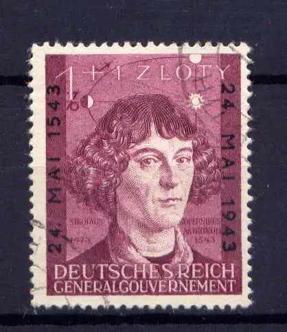 (064) Deutsches Reich Generalgouvernement Nr.104         O  gestempelt