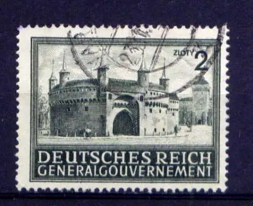 (067) Deutsches Reich Generalgouvernement Nr.113         O  gestempelt