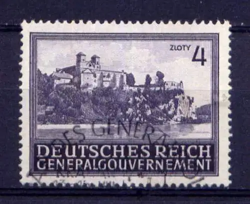 (068) Deutsches Reich Generalgouvernement Nr.114         O  gestempelt