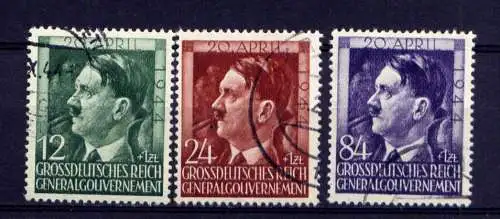 (069) Deutsches Reich Generalgouvernement Nr.117/9         O  gestempelt
