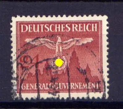 (088) Deutsches Reich Generalgouvernement Dienst Nr.31         O  gestempelt