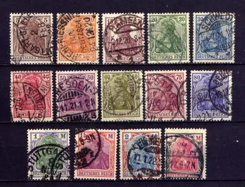 (3944) Deutsches Reich Nr.140/53         O    gestempelt