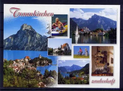 (5601) Traunkirchen  - unbeschrieben / Österreich Schiff Burg Traunsee Kirche 