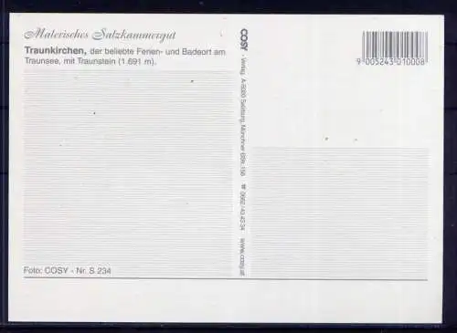 (5601) Traunkirchen  - unbeschrieben / Österreich Schiff Burg Traunsee Kirche 