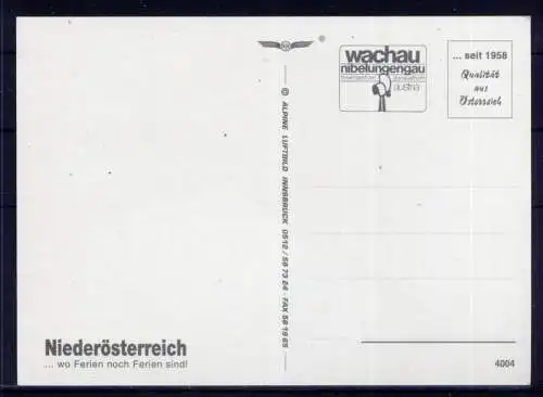 (5607) Wachau  - unbeschrieben / Österreich Melk Burg Schloß Kirche Wappen