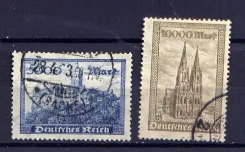 (3994) Deutsches Reich Nr.261/2         O  gestempelt