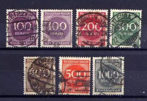 (3996) Deutsches Reich Nr.268/73         O  gestempelt