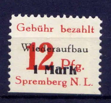 (139) Lokalausgabe Spremberg  Nr.18 A                   **  postfrisch