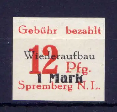 (141) Lokalausgabe Spremberg  Nr.18 B                   **  postfrisch