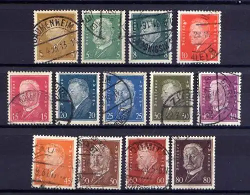 (4037) Deutsches Reich Nr.410/22        O  gestempelt