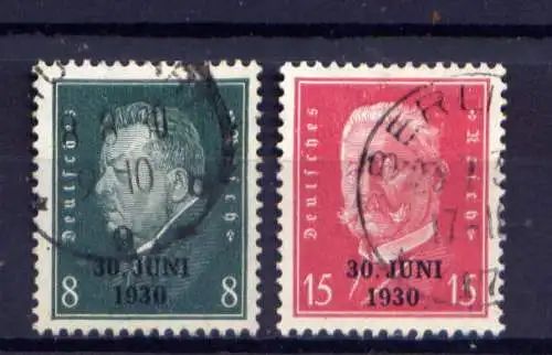 (4046) Deutsches Reich Nr.444/5        O  gestempelt