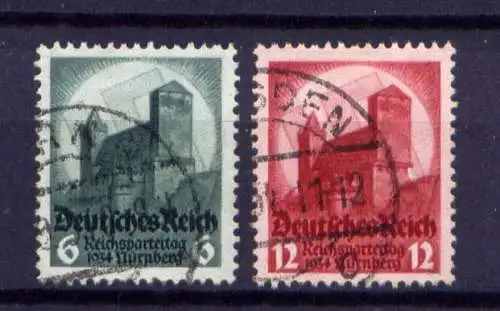 (4075) Deutsches Reich Nr.546/7        O  gestempelt