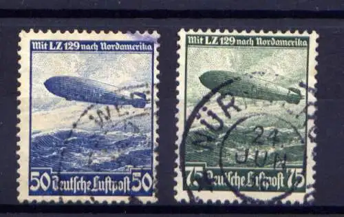 (4094) Deutsches Reich Nr.606/7        O  gestempelt