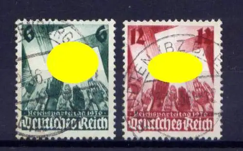 (4100) Deutsches Reich Nr.632/3        O  gestempelt