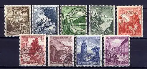 (4124) Deutsches Reich Nr.675/83        O  gestempelt