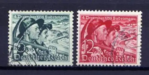 (4131) Deutsches Reich Nr.684/5        O  gestempelt
