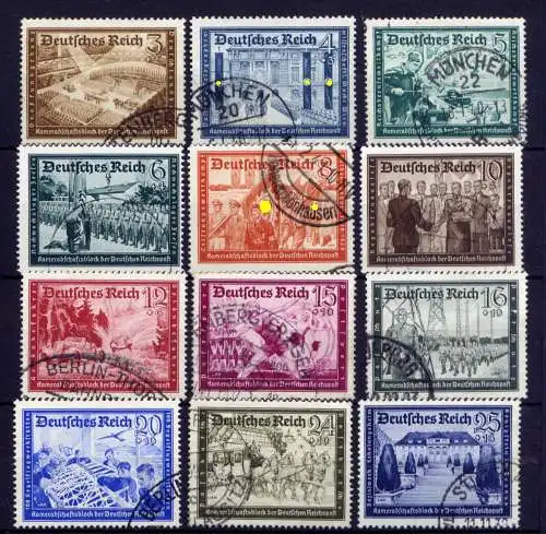 (4139) Deutsches Reich Nr.702/13        O  gestempelt