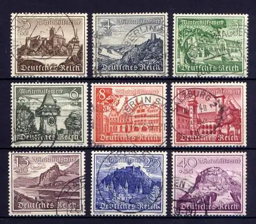 (4152) Deutsches Reich Nr.730/8        O  gestempelt