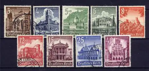 (4161) Deutsches Reich Nr.751/9        O  gestempelt