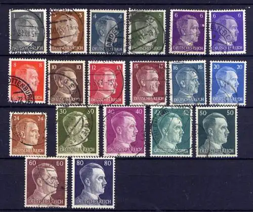 (4178) Deutsches Reich ex.Nr.781/98        O  gestempelt + **  postfrisch