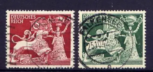 (4197) Deutsches Reich Nr.816/7        O  gestempelt