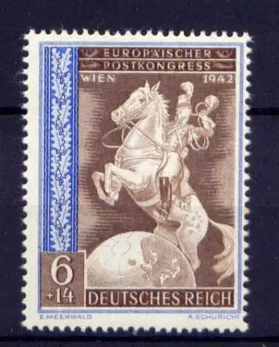(4201) Deutsches Reich Nr.821        **  postfrisch