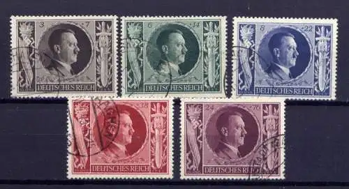 (4222) Deutsches Reich Nr.844/8        O  gestempelt