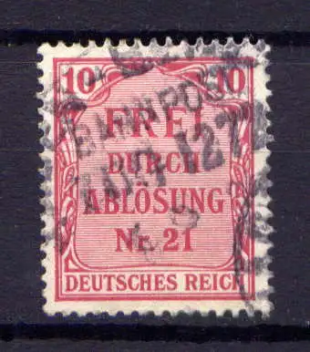 (4262) Deutsches Reich Dienst Nr.4        O  gestempelt