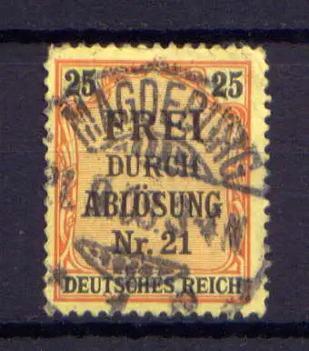 (4265) Deutsches Reich Dienst Nr.6        O  gestempelt