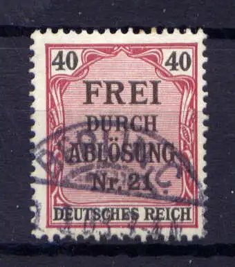 (4266) Deutsches Reich Dienst Nr.7        O  gestempelt