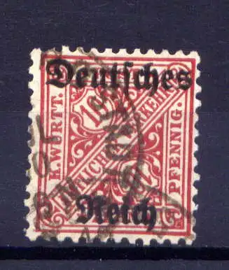 (4284) Deutsches Reich Dienst Nr.58        O  gestempelt