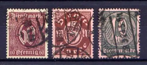 (4289) Deutsches Reich Dienst Nr.66/8        O  gestempelt