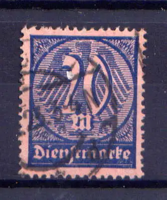(4295) Deutsches Reich Dienst Nr.72        O  gestempelt