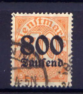 (4307) Deutsches Reich Dienst Nr.95        O  gestempelt