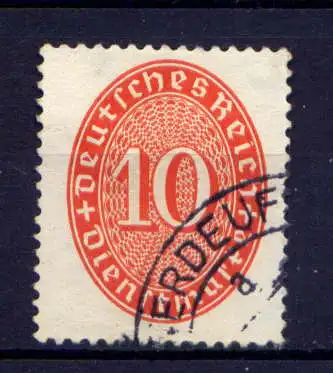 (4311) Deutsches Reich Dienst Nr.123        O  gestempelt