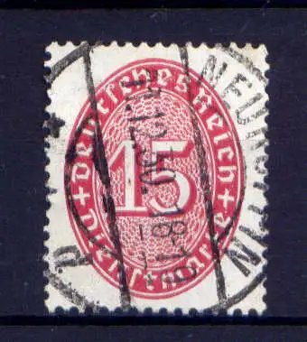 (4312) Deutsches Reich Dienst Nr.124        O  gestempelt
