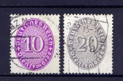 (4313) Deutsches Reich Dienst Nr.125/6        O  gestempelt