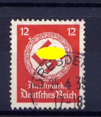 (4328) Deutsches Reich Dienst Nr.172        O  gestempelt