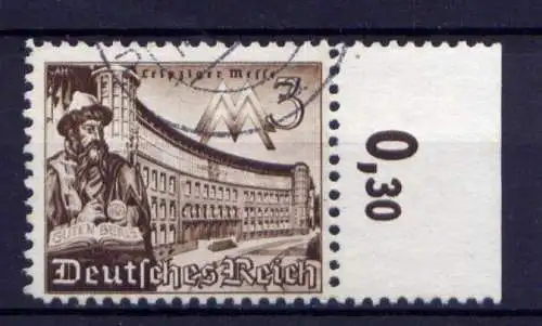 (4340) Deutsches Reich Nr.739 Rand        O  gestempelt