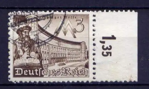 (4341) Deutsches Reich Nr.739 Rand        O  gestempelt