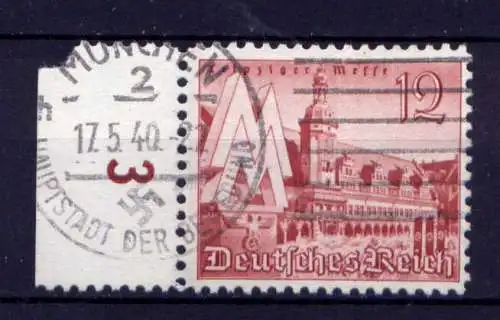 (4354) Deutsches Reich Nr.741 Rand        O  gestempelt