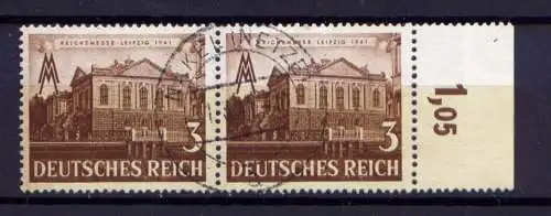 (4370) Deutsches Reich Nr.764 Paar Rand        O  gestempelt