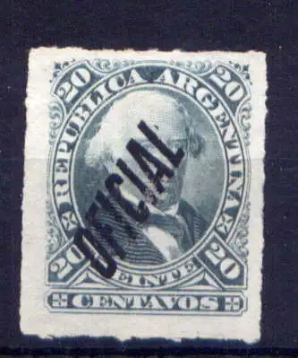 (521) Argentinien Dienst Nr.18         (*)  ohne Gummierung