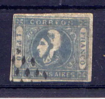 (525) Argentinien Buenos Aires Nr.10         O  gestempelt