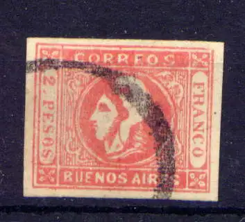 (526) Argentinien Buenos Aires Nr.12         O  gestempelt