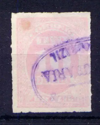 (780b) Brasilien Porto Nr.1        O  gestempelt