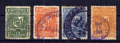 (021) Dominikanische Republik Nr.69/72        O  gestempelt 