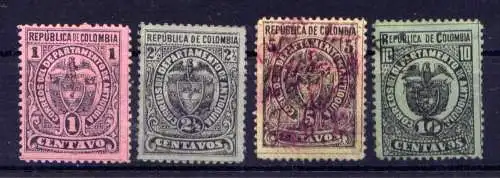 (727) Kolumbien Antioquia Nr.62/5        O  gestempelt + (*)  ohne Gummierung