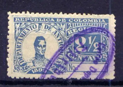 (732) Kolumbien Antioquia Nr.117        O  gestempelt